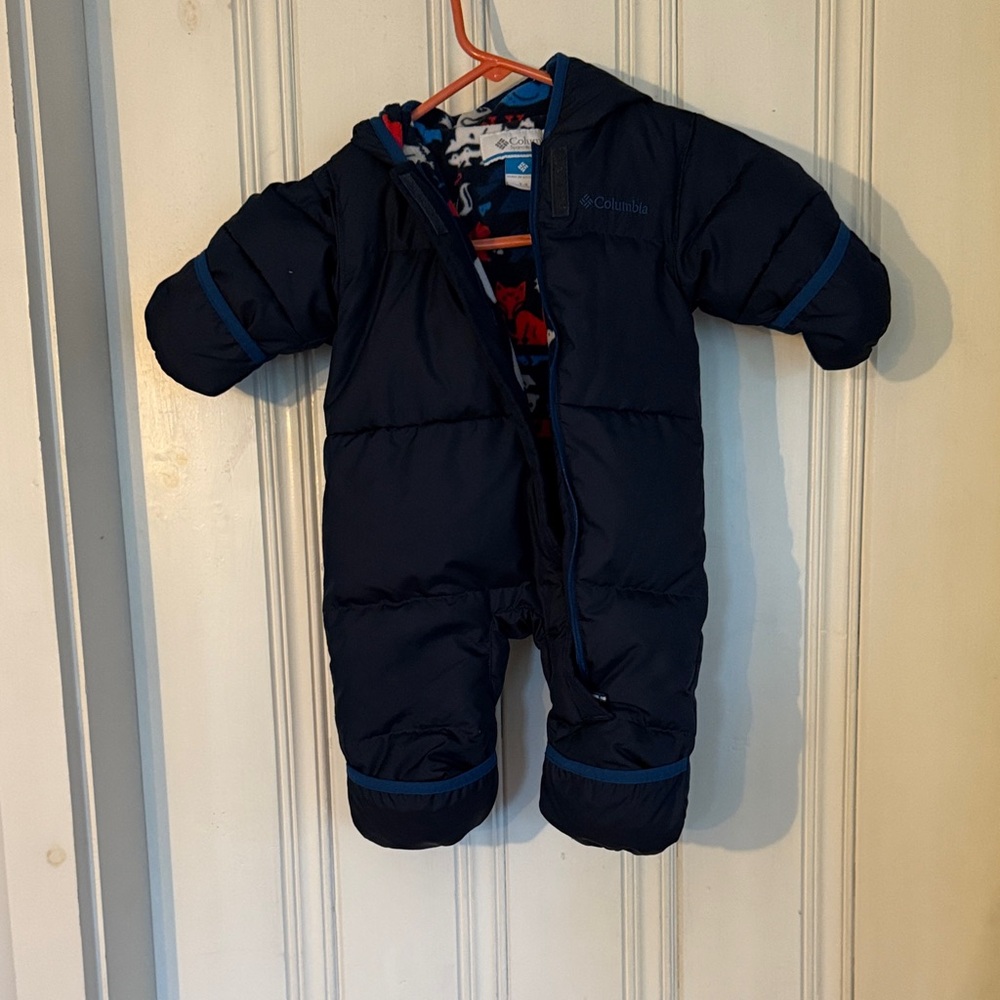 Columbia Dark Blue Infant Snowsuit